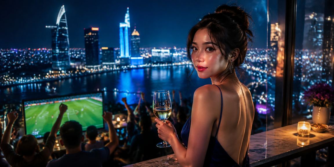 Người dùng TP. Hồ Chí Minh đặt cược trực tuyến trong quán cà phê